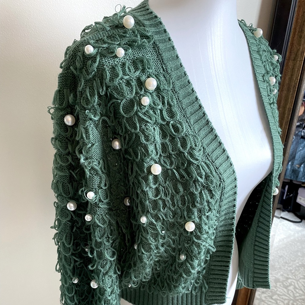 Pearl embellished sweater